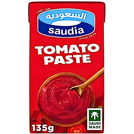 Saudia Tomato Paste 135g of 48pcs