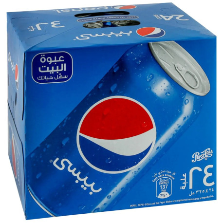 بيبسي علب بوكس  325 مل شد 24