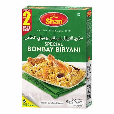 Shan Special Bombay Biryani Spice Mix 60g (Pack of 6)