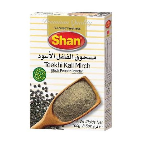 شان مسحوق الفلفل الاسود 100 جم شد 6 / باكيت