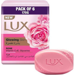 صابون لوكس ورد 170 جرام شد 6