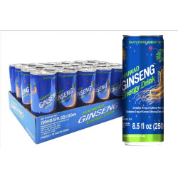 Ginseng Energy Drink 250ml Can Pack of 24
