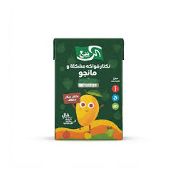 Al Rabie Mixed Fruit and Mango Juice, 120 ml (Pack of 18) – Straw Included