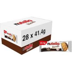 Nutella Biscuits (Hazelnut & Cocoa Cream) 41.4g – Pack of 28