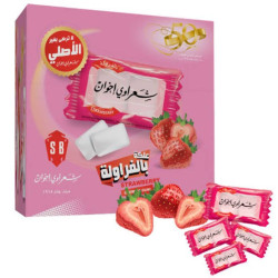 Shaarawy Ikhwan Strawberry Gum, 2.5g (Pack of 10)
