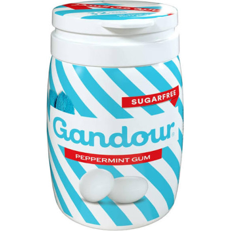 Ghandour Sugar-Free Mint Gum 2.2g (Pack of 6 x 32 pieces)