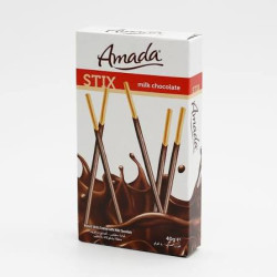 Amada Chocolate Milk Biscuit Sticks (40g) – Pack of 12