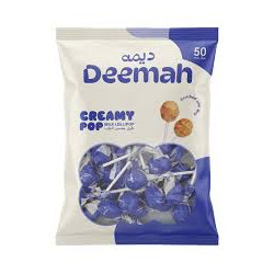 Deema Milk Lollipop 10g (Pack of 25)