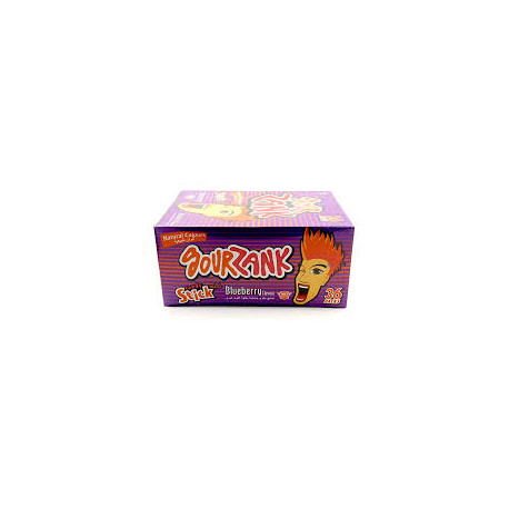 Sourzink Sour Wild Berry Flavored Candy Sticks (20g) – Pack of 36