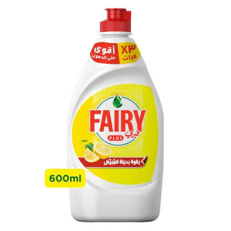 Fairy Lemon Dishwashing Liquid 600ml (Pack of 12)