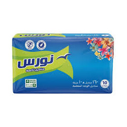 مناديل النورس 160 منديل شد 5*10