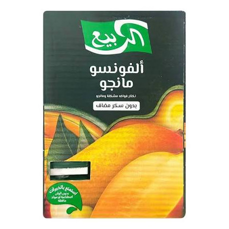 عصير الربيع الفونسو مانجو بدون سكر 185 مل شد 18 - مصاص