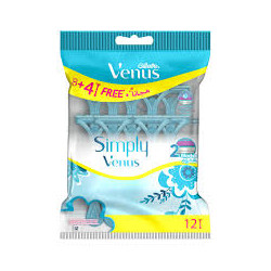 Simply Women's Razors (Blue) – 4+8 Pack