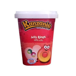 Kanzania Jelly Cups (Ring Shape) – 70g (Pack of 12)