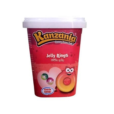 Kanzania Jelly Cups (Ring Shape) – 70g (Pack of 12)