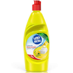 Mobi Lemon Dishwashing Liquid, 1 Liter (Pack of 12)