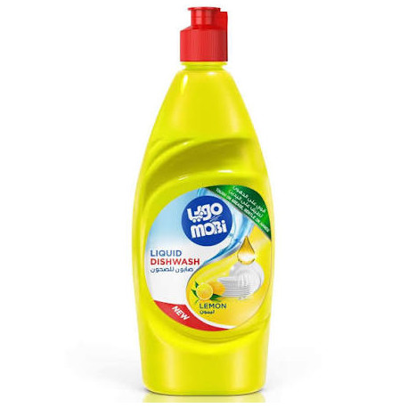 Mobi Lemon Dishwashing Liquid, 1 Liter (Pack of 12)