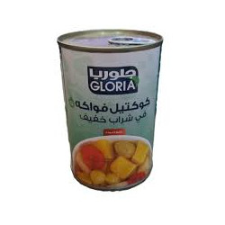 جلوريا كوكتيل فواكه في شراب خفيف 425 جم / حبه
