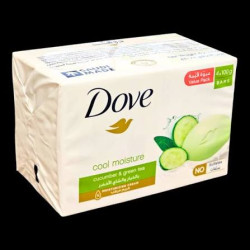 Dove Cucumber & Green Tea Bar Soap 100g Pack of 4