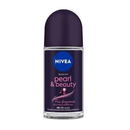 Nivea Pearl & Beauty Fine Fragrance Deodorant 50ml (Pack of 6)