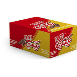 Trisky Chocolate with Biscuit and Caramel (20g) – Pack of 18