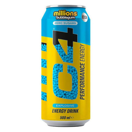 C4 Energy Drink (Carbonated) 500ml – Pack of 12