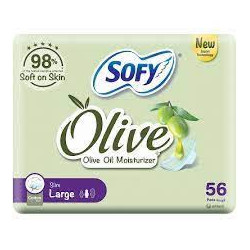 سوفي فوط نسائية بزيت الزيتون المرطب شد 3*56