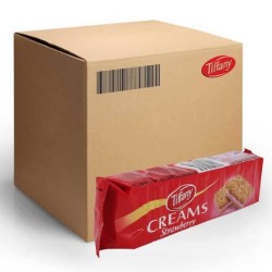 Tiffany Strawberry & Vanilla Cream Biscuits 80g (Pack of 24)