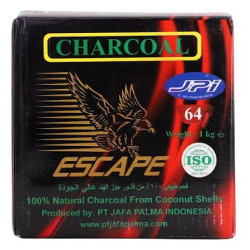 Escape Charcoal – 1 kg (64 cubes)
