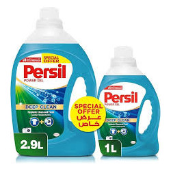 Persil Gel Blue Plastic 2.9L + 1L Pack 4