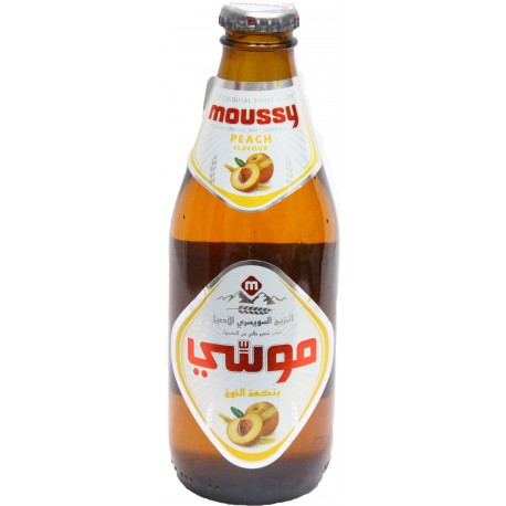 موسي شراب شعير خالي من الكحول بنكهة الخوخ 330 مل شد 24