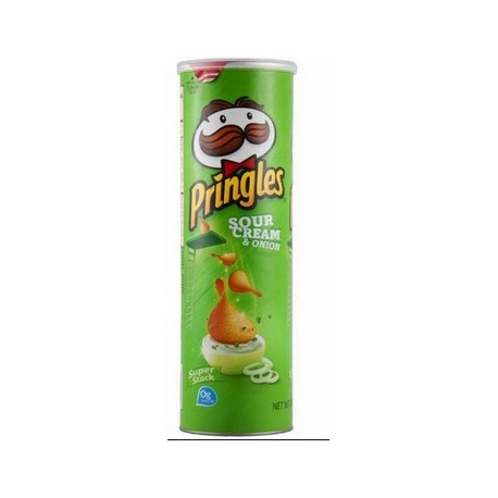 Pringles Chips Onion & Cream Flavor, 165gm-Pods-m