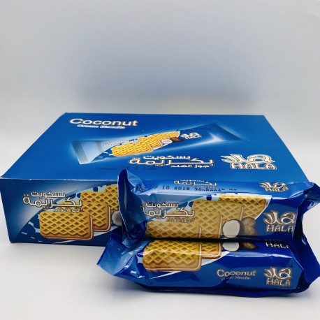 بسكويت هلا جوز هند 80 جم شد 24